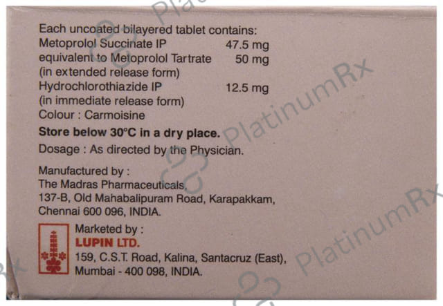 Starpress H 50/12.5mg XL Tablet 10s