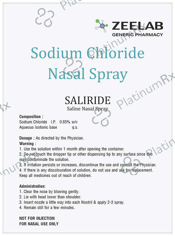 Saliride Nasal Spray 20ml