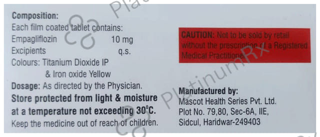 Jardix 10mg Tablet 10s