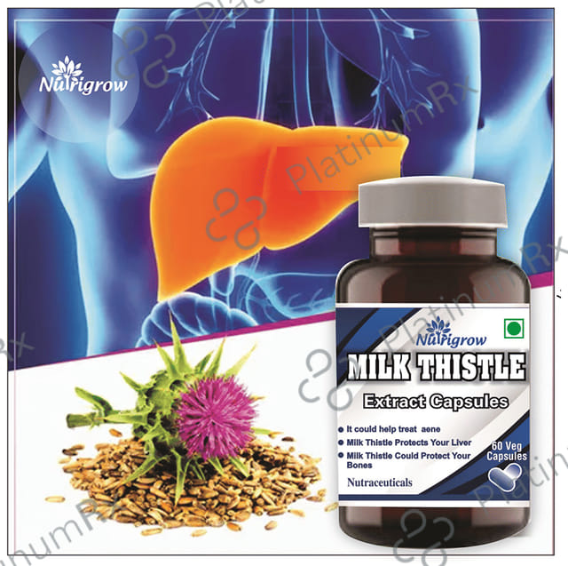 Nutrigrow Milk Thistle Veg Capsule 60 vegicaps