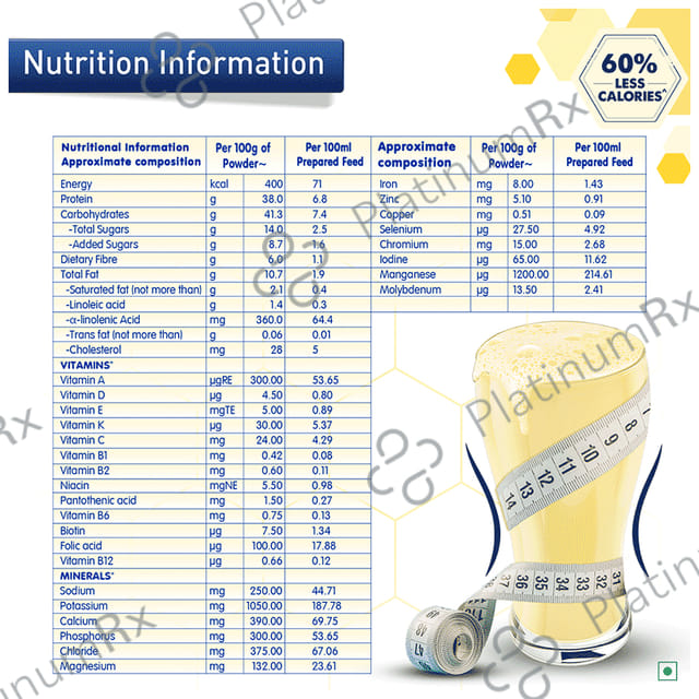 Nestle Optifast with Protein, Fibre, Vitamins & Minerals for Weight Management - Flavour Vanilla