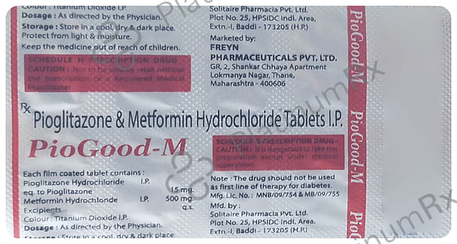 Piogood-M Tablet 10 tablets Tablet Freyn Pharmaceuticals Pvt Ltd