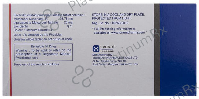 Metocard XL 25mg Tablet 10s
