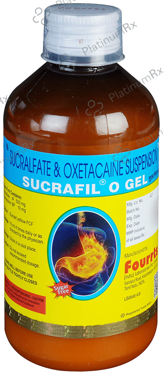 Sucrafil O Gel 10/500mg Suspension 200ml