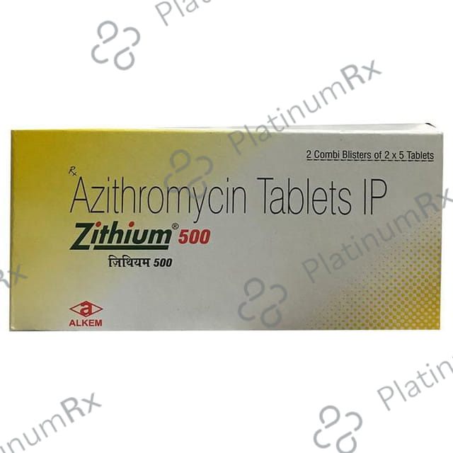 Zithium 500mg Tablet 5s