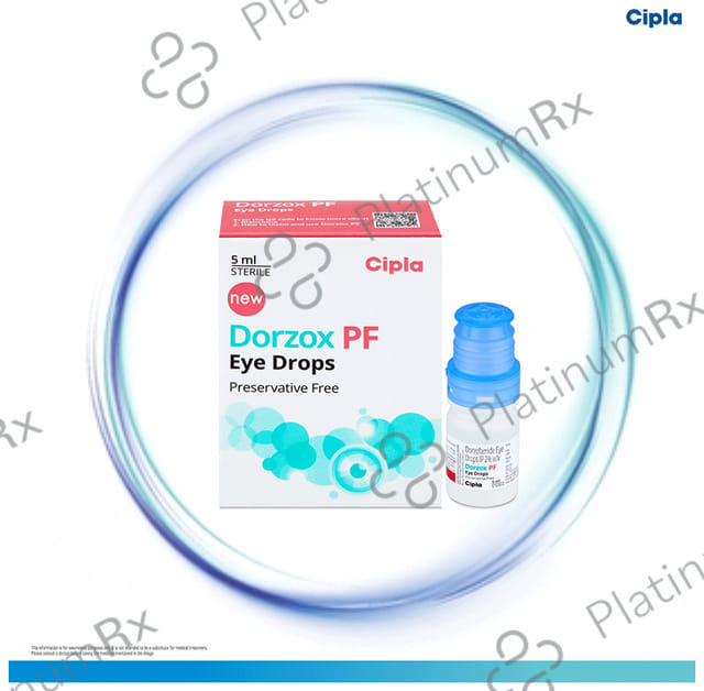 Dorzox PF 2% Eye Drops 5ml