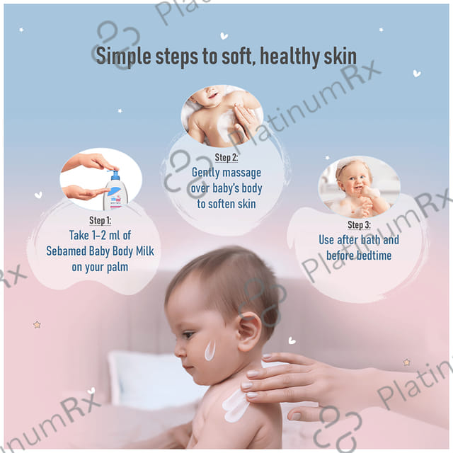 Sebamed Baby Body Milk with Panthenol pH 5.5 Lotion 400ml