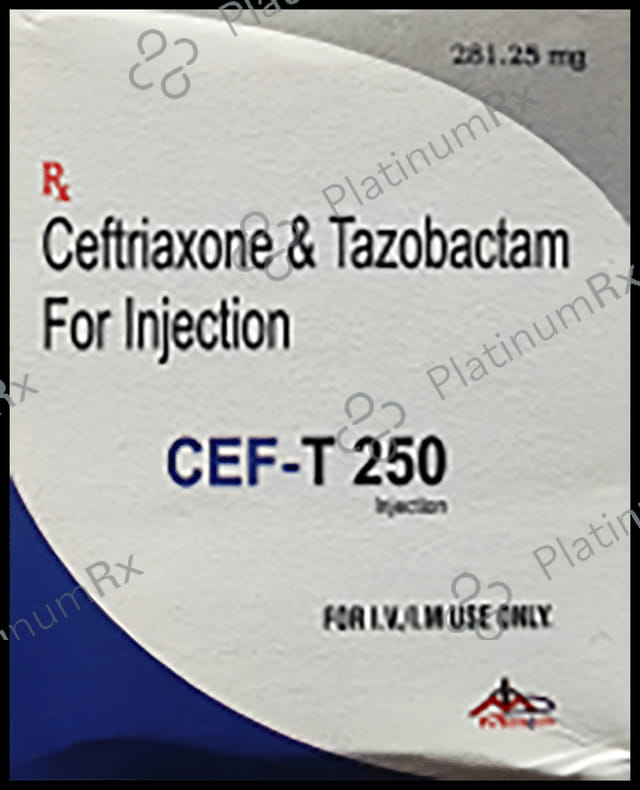Cef T 250/31.25mg Injection 1s