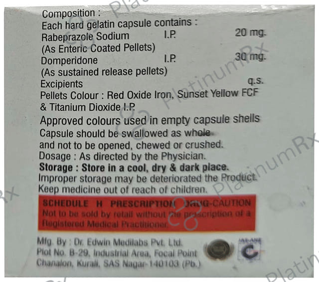 Rerab DSR 30mg/20mg Capsule