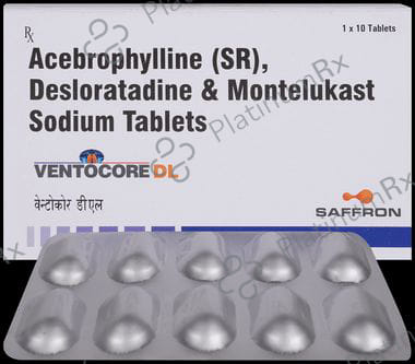 Ventocore DL 200/5/10mg Tablet SR 10s