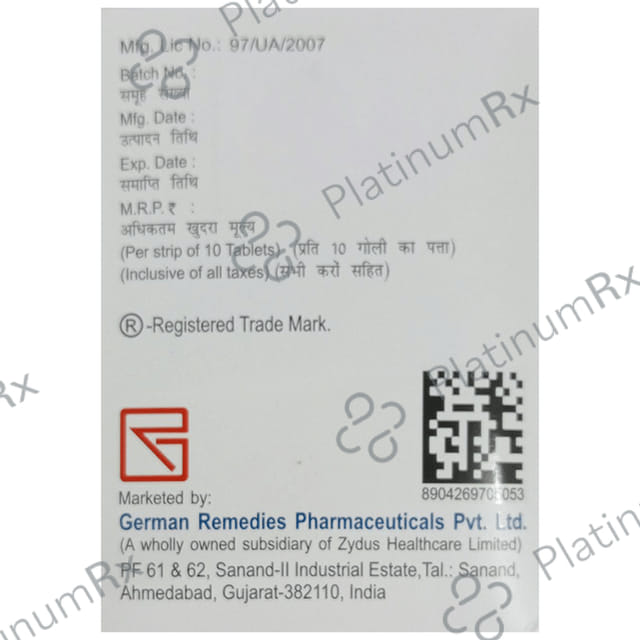 Migron FX 120/10mg Tablet 10s