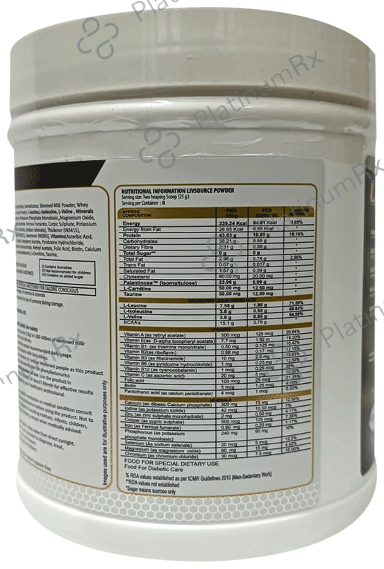 LivSource Powder Chocolate 450 gm
