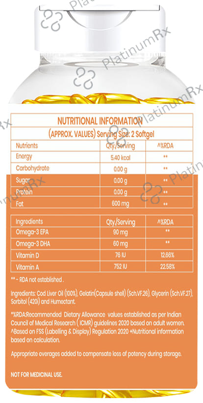 Dr. Morepen Cod Liver Oil Capsule 100s