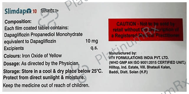 Slimdap 10mg Tablet 10s