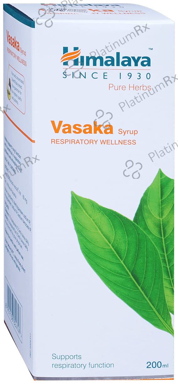 Himalaya Wellness Pure Herbs Vasaka Respiratory Wellness Syrup 200ml