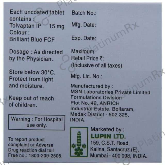 Resodim 15mg Tablet 4s