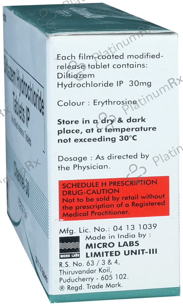 Channel 30mg Tablet MR 10s