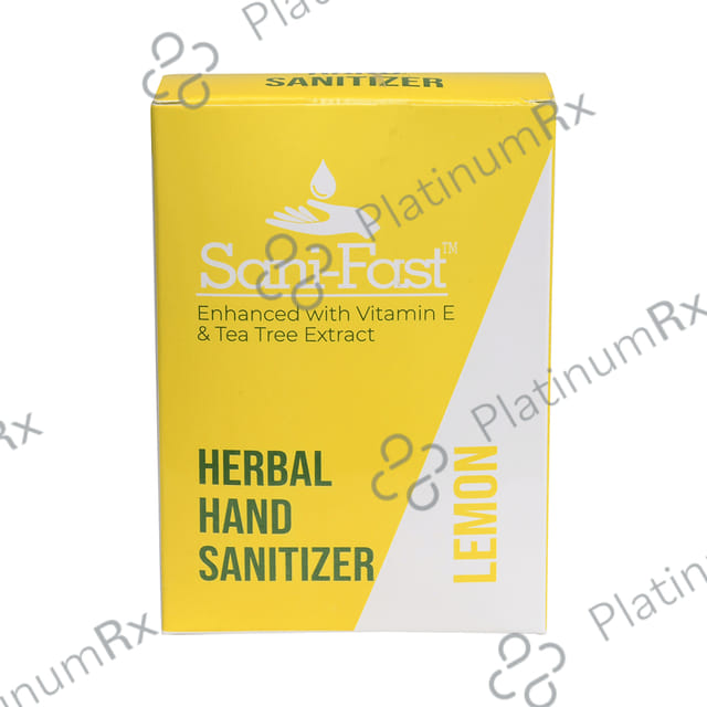 Sani-Fast Herbal Hand Sanitizer (1.5ml Each) Lemon 75 Sachets