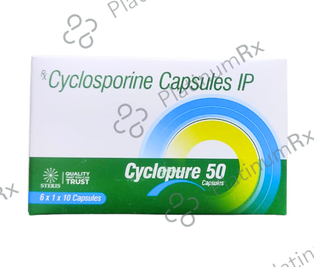 Cyclopure 50mg Capsule 10s