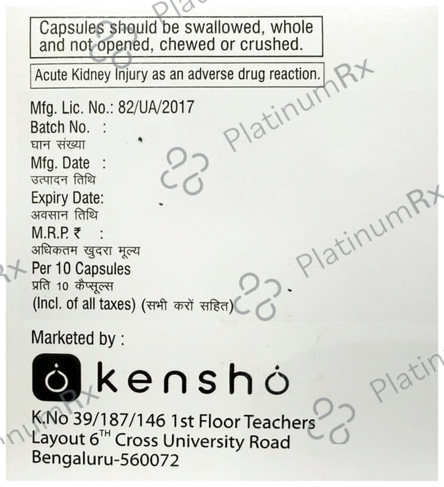 Cinix 3/40mg Capsule ER 10s