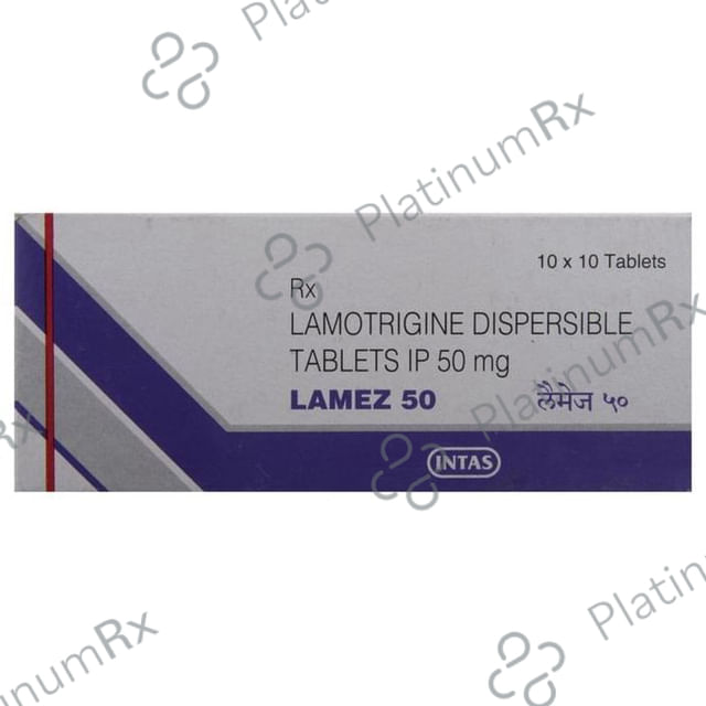 Lamez 50mg Tablet DT 10s