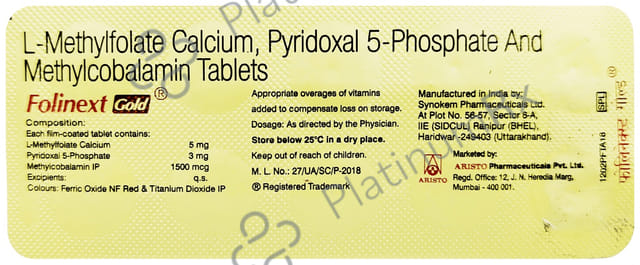Folinext Gold Tablet 10s