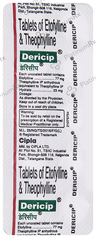 Dericip 100mg Tablet 10s