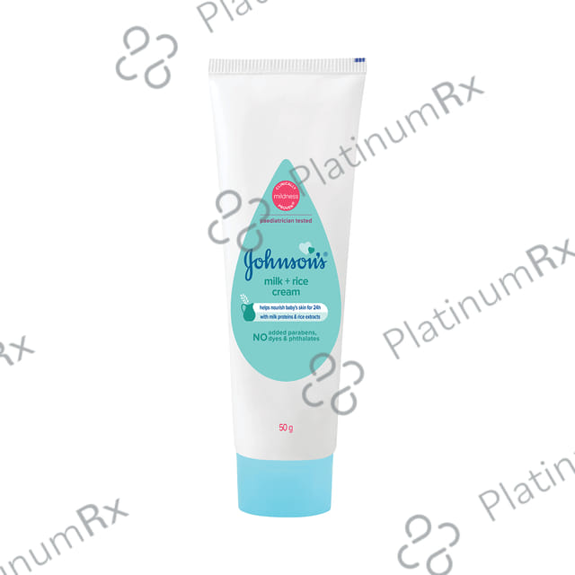 Johnson's Baby Milk + Rice For Baby's Healthy Skin Cream 50gm