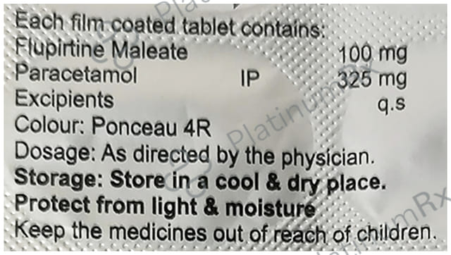 FLUCENT P 100MG/325MG TABLET