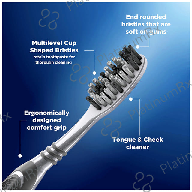 Oral-B Cavity Defence Medium Toothbrush with Charcoal