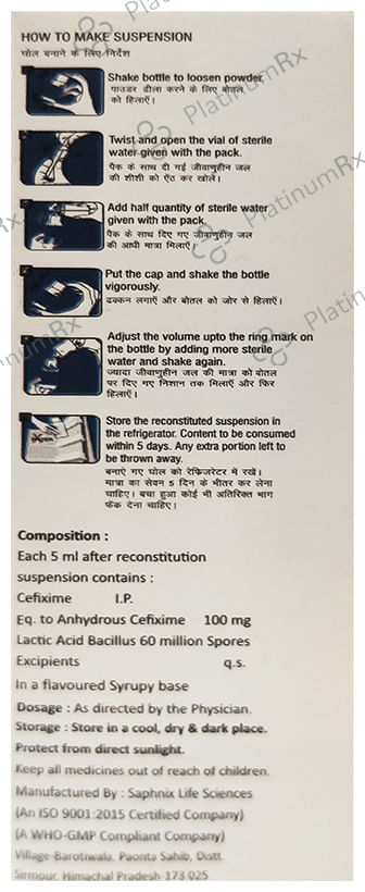 Altoxim 100mg LB Dry Syrup 30ml