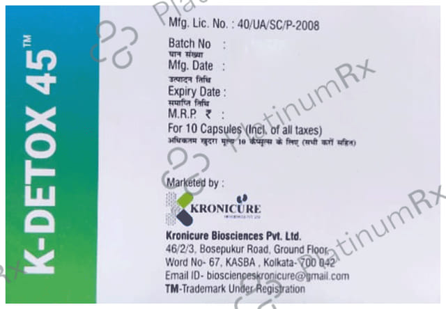 K Detox 45 Capsule 10s