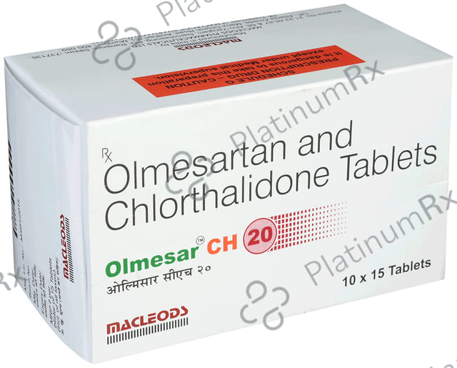 Olmesar CH 20 12.5/20mg Tablet 15s