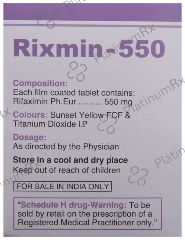 Rixmin 550mg Tablet 10s
