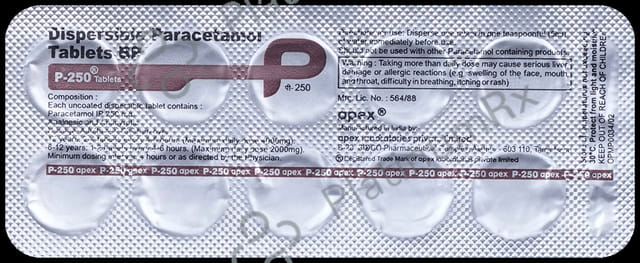 P 250mg Tablet DT 10s