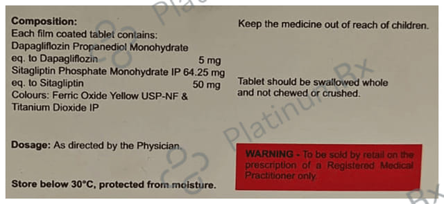 Sita-Glutaryl D 5/50 Tablet