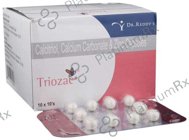 Triozac Plus 500mg/7.5mg/0.25mcg Capsule 10s