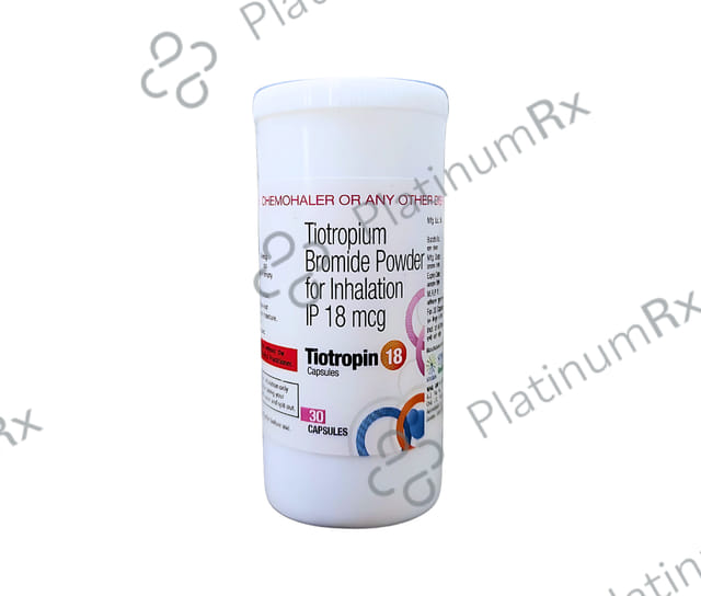 Tiotropin 18mcg Capsule 30s