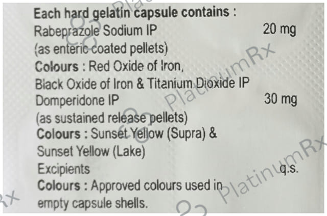 Rabefresh D 30/20mg Capsule SR 10s