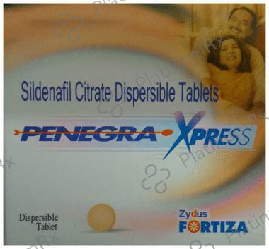 Penegra Xpress 25mg Tablet 4s