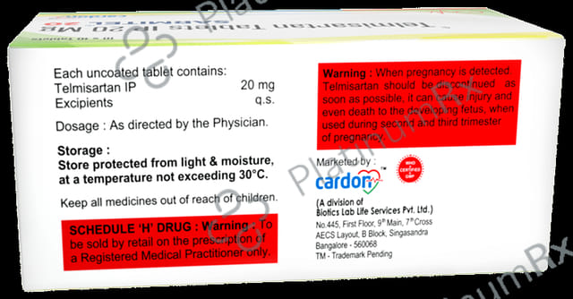 Sarmitel 20mg Tablet