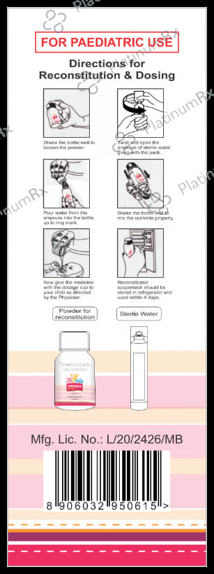 Cefitaxe O Oral Suspension Mango & Peppermint