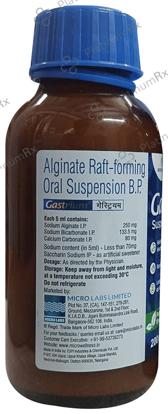 Gastrium Peppermint Flavour Sugar Free Suspension 200ml