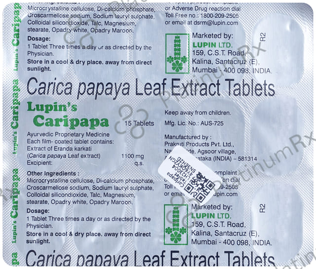 Caripapa Tablet 15s