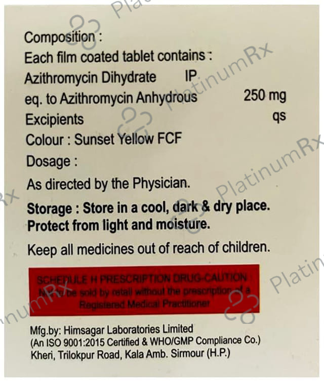 Azivas 250mg Tablet 6s