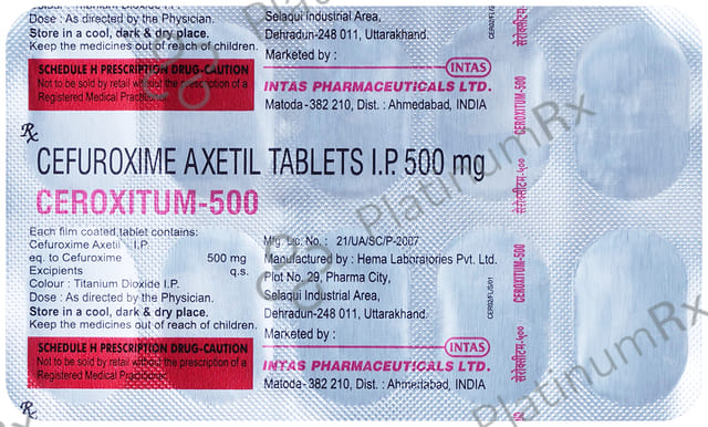 Ceroxitum 500mg Tablet 10s