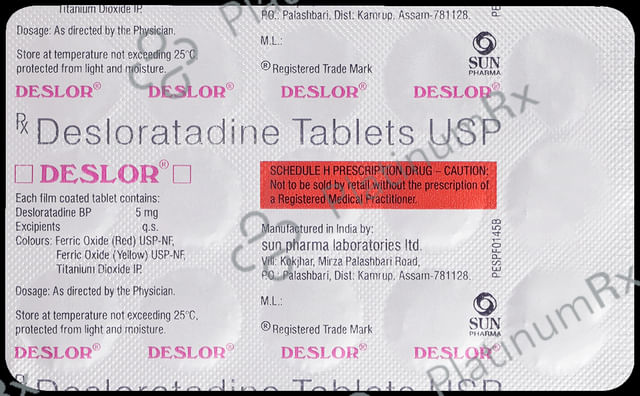 Deslor 5mg Tablet 15s