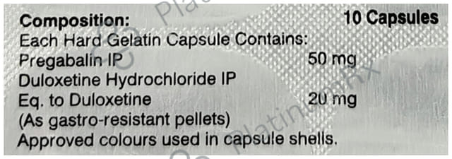 Pregastar D 50mg/20mg Capsule