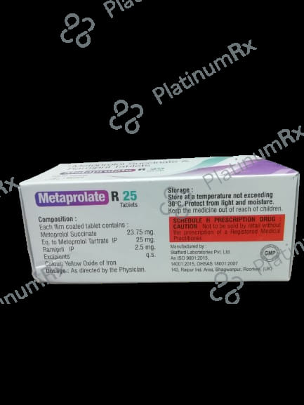 Metaprolate R 25/2.5mg Tablet ER 10s