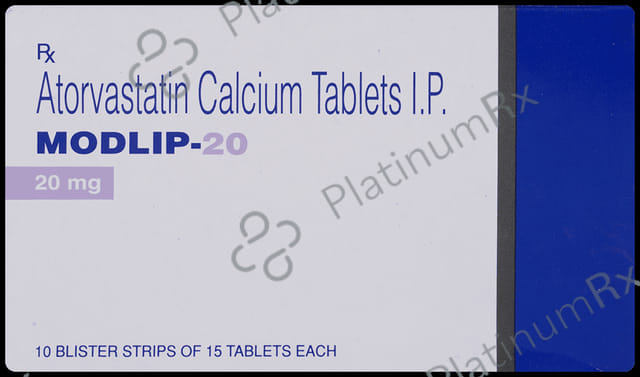 Modlip 20mg Tablet 15s